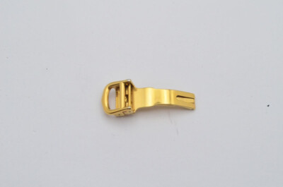 CARTIER LEDER ARMBAND FALTSCHLIESSE 12MM STAHL DEPLOYMENT CLASP VERGOLDET