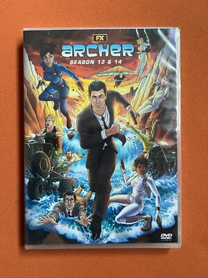 Archer season 13 DVD Archer season 14 DVD Archer into the cold DVD ,region 1 DVD