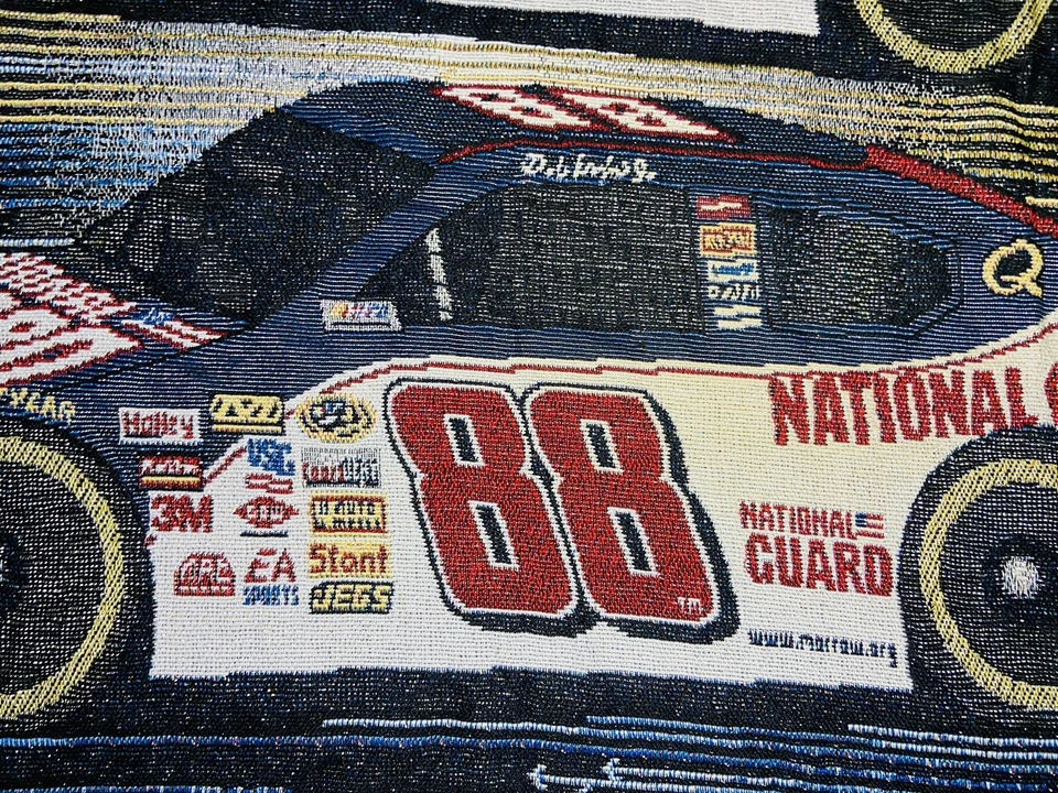Manta de tapiz NASCAR Dale Earnhardt Jr Mountain Dew/Guardia Nacional Foto 3 de 4
