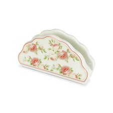 Portatovaglioli in porcellana Nuvole di Stoffa Shabby chic Annette fiori 5304