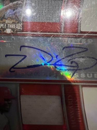 Albert Pujols Prince Fielder Ryan Howard Topps Triple Auto Relic Combo Card16/36 - Picture 3 of 6