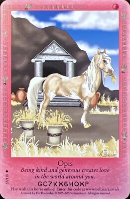BELLA SARA - MYTHOLOGY - 37/110 - RARE OPIS" CARD | eBay