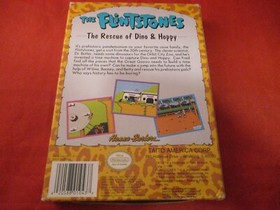 The Flintstones Rescue of Dino Hoppy Nintendo NES Empty Box ONLY no game/manual