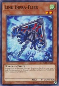 Link Infra-Flier - CIBR-EN003 - Common - Unlimited Edition x3 - Near Mint