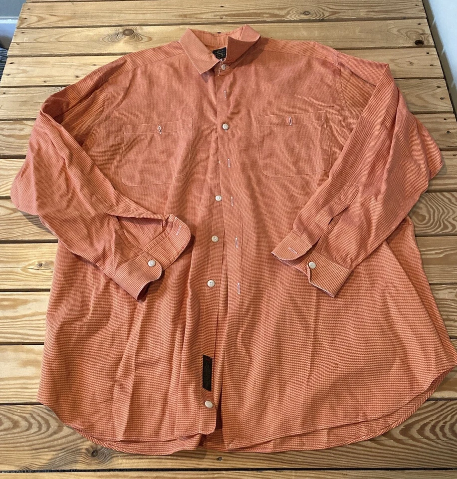 Robert Talbott Studio Men’s Lot Of 2 Button down shirt size XL Orange Blue DD - Image 2 of 4