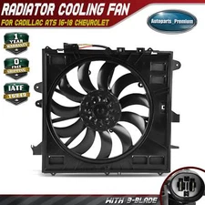 Engine Radiator Cooling Fan w/Brushless Motor for Cadillac ATS 16-18 Chevrolet