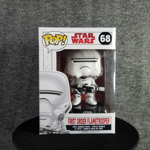 Funko Pop! Star Wars #68 First Order Flametrooper Vinyl Bobble-Head + Protector