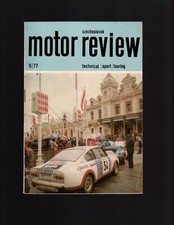 Czechoslovak Motor Review Magazine May 1977, Skoda, Jawa Motorcycles etc.