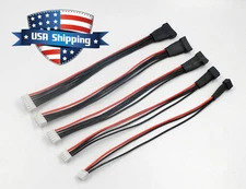 2S/3S/4S/5S/6S JST-XH LiPO Balance Adaptor Extension Wire Set w/Reinforced Grip