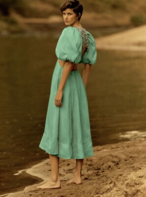 blue dress for baby girl Juliet Midi Dress main image 1