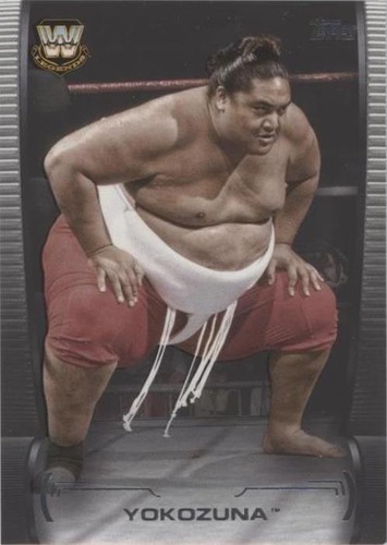 YOKOZUNA SIGNED / AUTOGRAPHED 8X10 WITH WWF CHAMP INSCRIPTION WWE