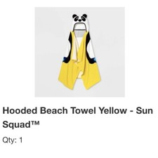 30x50 Hooded Panda Baby Kids Beach Towel Bath Pool Hoodie Towel