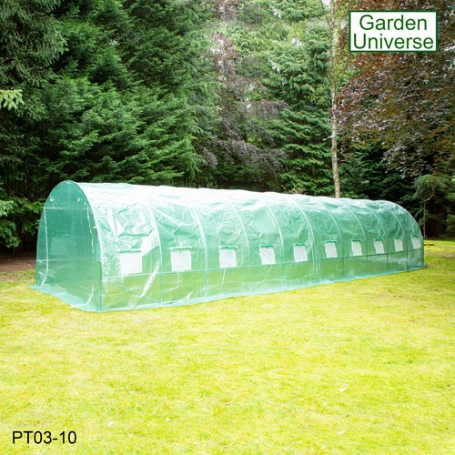 Polytunnel Gardening Greenhouse 8 Sizes By Garden Universe poly tunnel 3m - 10m - Picture 103 of 108