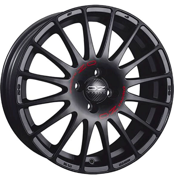 CERCHIO IN LEGA OZ RACING SUPERTURISMO GT PER FIAT PUNTO EVO 7X17 4X100 MAT UCR
