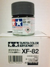Tamiya acrylic paint XF-82 Ocean Grey 2 RAF 10ml Mini.