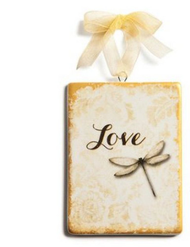 Give Faith by Christine Adolph Love Never Fails Christmas Ornament Demdaco - Picture 2 of 2