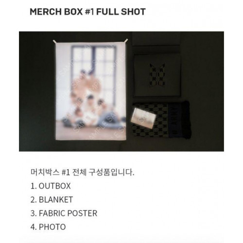 BTS Global FC MERCHBOX #1 [out of stock] excellent condition