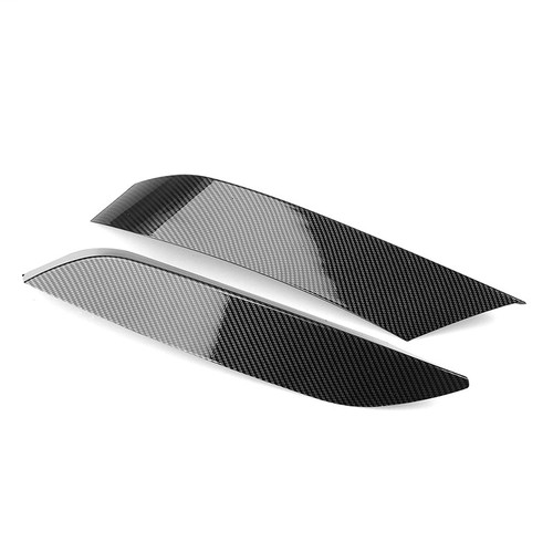 FOR 15-18 BMW F80 M3 F82 F83 M4 CARBON FIBER FRONT BUMPER AIR VENT EYELID COVER - Picture 6 of 9