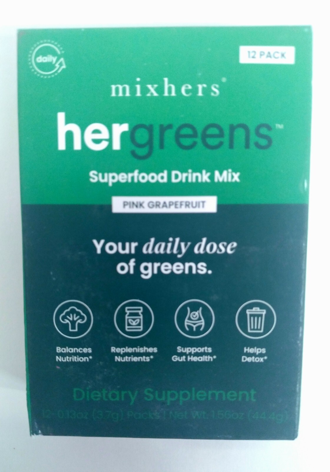 Mixhers Hergreens Superfood Drink Mix Pink Grapefruit 1 Box NIB eBay
