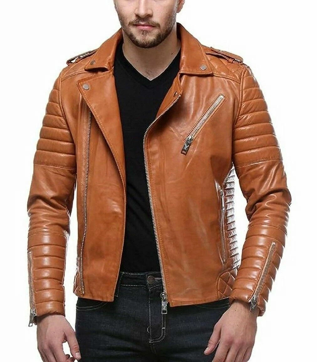Noora men's leather jacket cheap