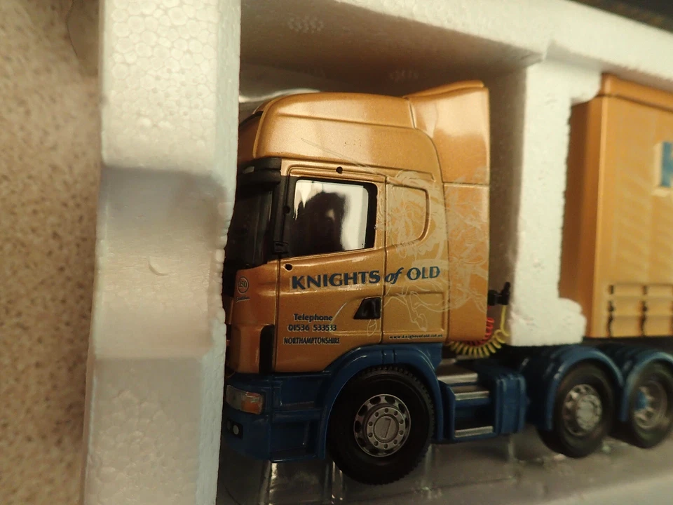 Corgi CC12911 Scania Topline Curtainside Knights of Old 50th Anniv Undisplayed - Image 2 of 4