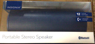 Insignia WAVE 2 Portable Bluetooth Speaker, NEW