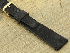 JB Champion Long Vintage 17.5mm Suede w Gold Tone Buckle Watch Band NOS Unused