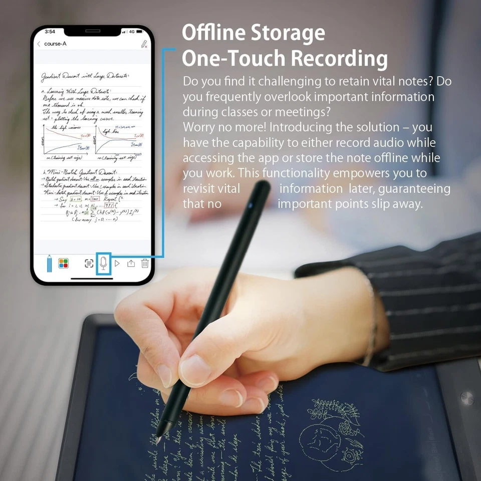 Ophaya Smart Digital Pen + Schreibtablett – GO PAPER LESS & Grenzenlose Kreativität - Bild 4 von 4