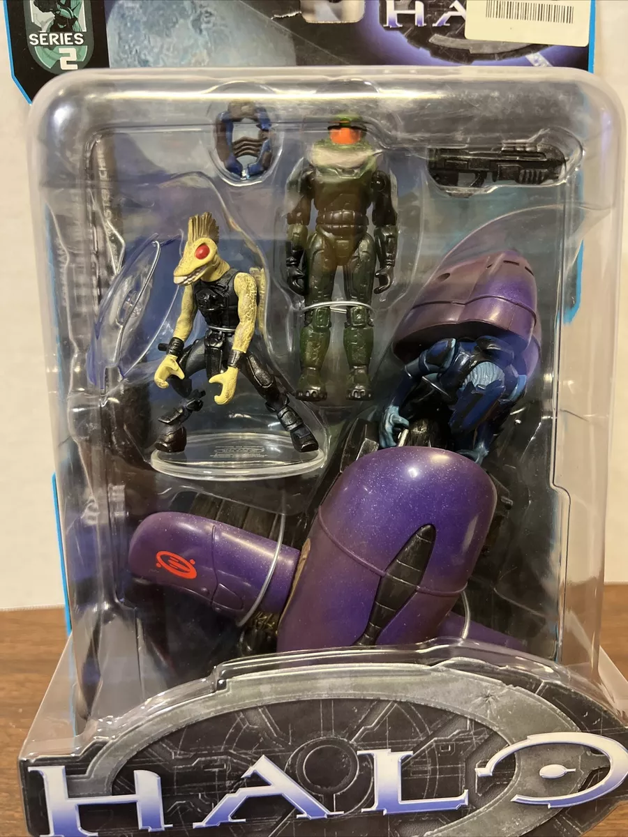 Halo 1 Action Figures Series 2: Ghost With Vehicle (Non Mint Packaging