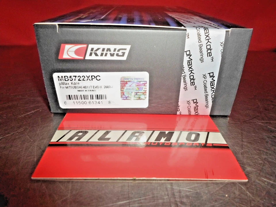 Основные подшипники с покрытием King Race для Mitsubishi 4B11 EVO X MB5722XPC - Изображение 2 из 3