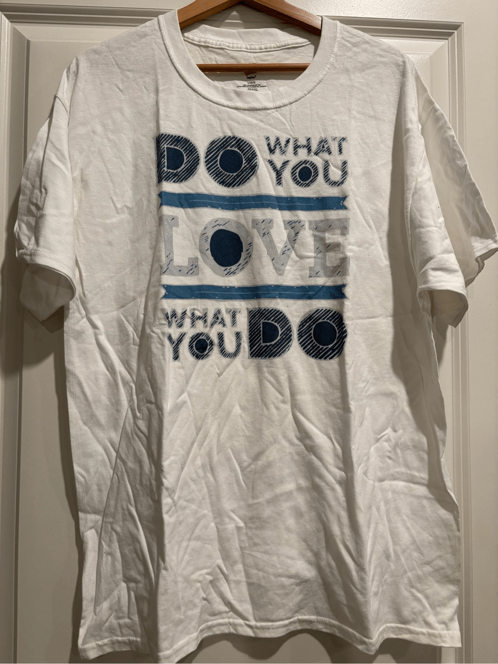 Do What You Love Graphic Tee - Large Size Comfort Fit