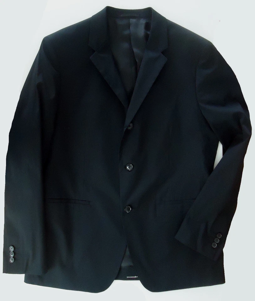 NWT Theory Black Cotton Blend Slim Fit Lightweight Sport Coat Blazer 40R - Image 3 of 4