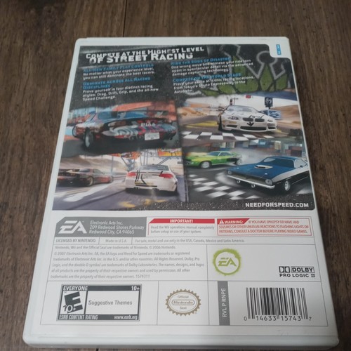 Need for Speed: ProStreet (Nintendo Wii, 2007) Complete Tested - Picture 4 of 4