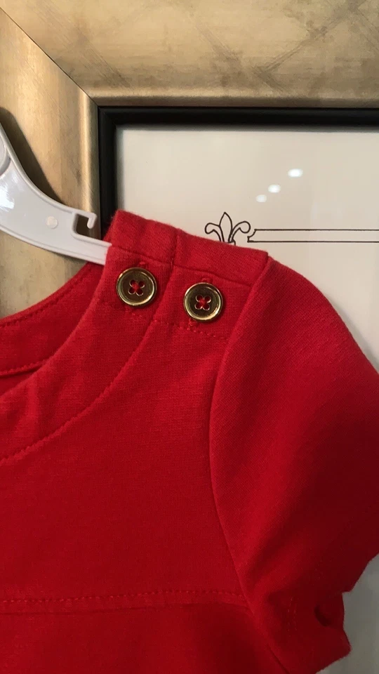 vestido vermelho. crazy 8. tamanho 4 - Imagem 3 de 4