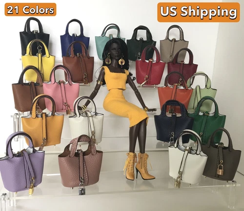 1/6 Doll luxury Handbag - Designer purse for Fashion Royalty, Poppy Parker
