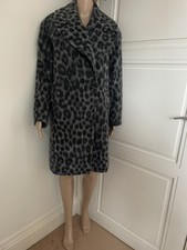 Michael Kors Coat Grey Leopard Print Xxs