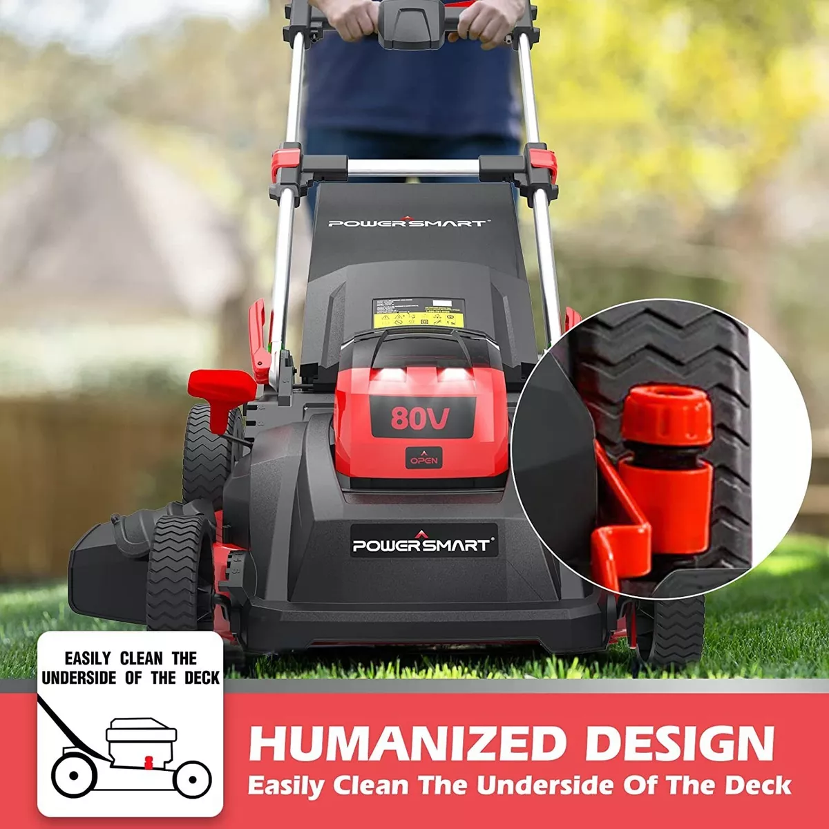 80v electric sale lawn mower