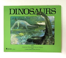 1990 DINOSAURS USPS CALENDAR AMERICAN MUSEUM AND NATURAL HISTORY