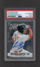 Mookie Betts Signed Autographed 2013 Prizm Draft #46 PSA/DNA COA RC Rookie