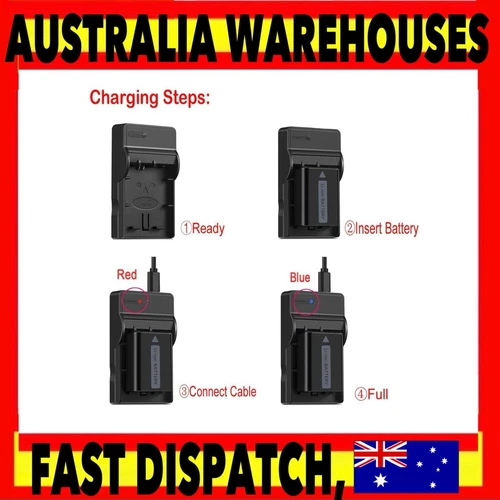 Battery / USB Charger For Nikon Coolpix S32 S33 S100 S2500 S2550 S2600 S2700 AUS - Picture 6 of 6