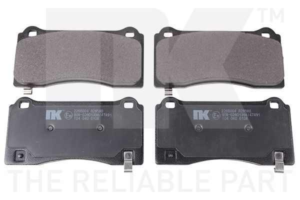 NK Bremsbelagsatz, Scheibenbremse 2266004 FüR Tesla-image