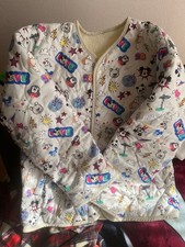 LINK BY MILLE Mickey Mouse Fleece Jacket Colorful Print 2 Pockets Warm Outerwear