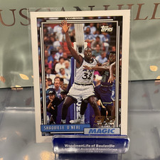 Topps 1992-93 Shaquille O'Neal Orlando Magic Rookie Basketball Card #362