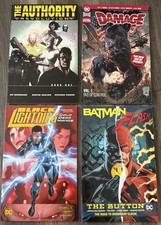 DC Comics Graphic Novel Lot: The Authority Revolution, Damage, Black Lightning,…