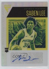 2020-21 Panini Flux Rookie Signatures Silver Prizm Saben Lee #FRS-SLE Auto 14qm