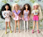 Barbie Doll Lot Of 4 Vintage 1990s Assorted Redressed Pretty Barbie Kira Teresa