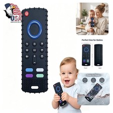 SOLIFEGOBLE TV Remote Teether Toy Black Circle