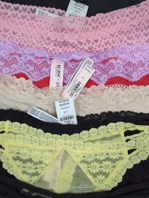 NWT Victoria Secret VS Pink Panty Lot of 50 Size Large Wholesale Resale Styles