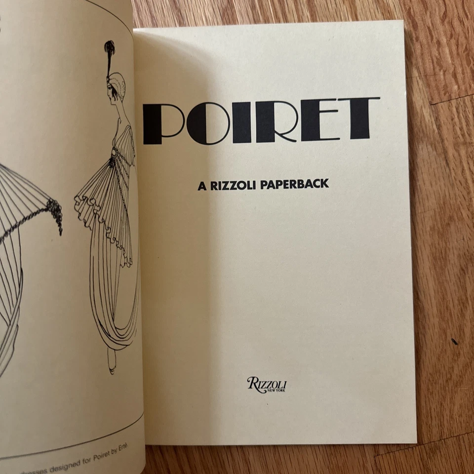 Poiret: A Rizzoli Paperback (1979) Vintage Edition First Printing Foto 4 de 4