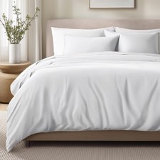 100 Organic Cotton Sateen Duvet Cover Set - Extra Long Size - 400 Thread Count